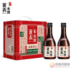 蓑衣米酒 精酿微醺低度原味糯米酒黄酒300ml