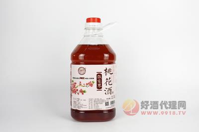 桶装桃花酒
