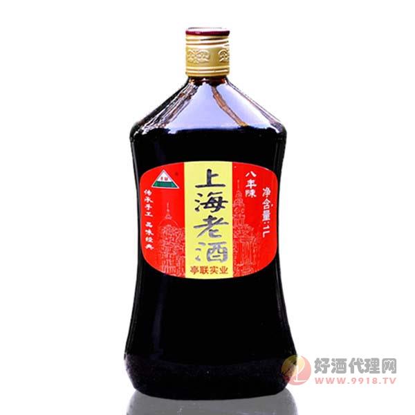 1L八年陈上海老酒手工酿造糯米黄酒瓶装2斤瓶装