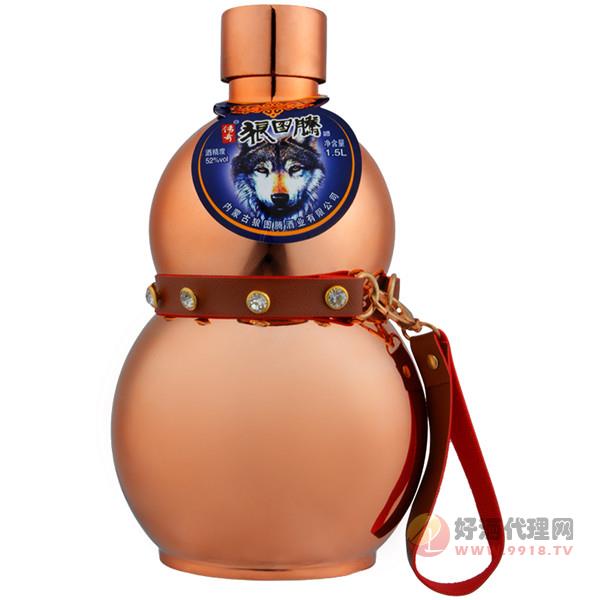 内蒙古传奇狼图腾闷倒驴酒52度1.5L