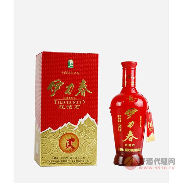 伊力春(红钻石）白酒500ml