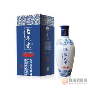 华夏春蓝花瓷9年陈