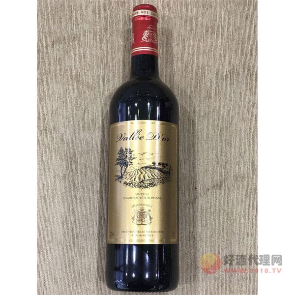 黄金谷红葡萄酒