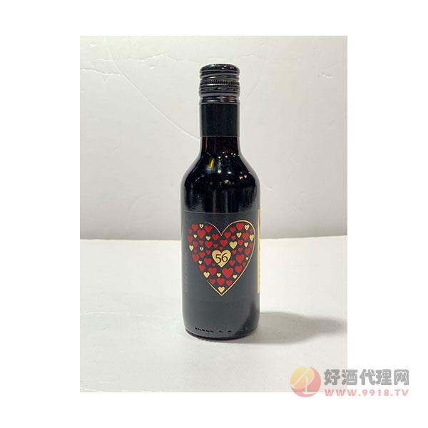 心恋心-56颗心干红葡萄酒187ml小瓶装