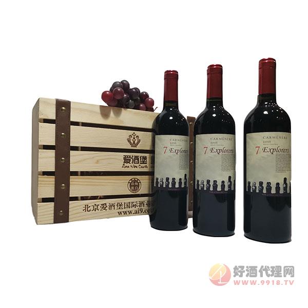七巨人精选佳美娜干红葡萄酒750ml