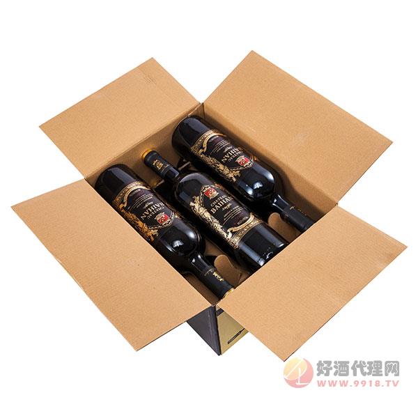 柏翰酒庄经典干红葡萄酒750mlx6瓶