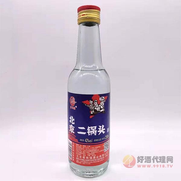 君有福北京二锅头酒浓香型42度250ml