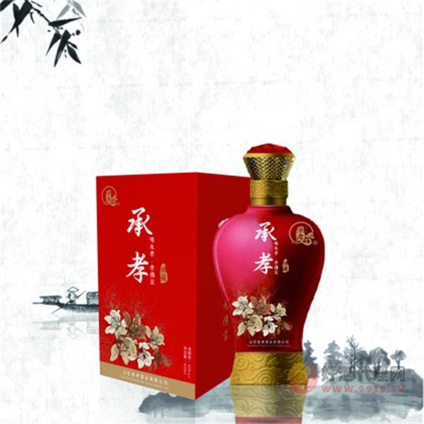 承孝精品白酒黄瓶600ml