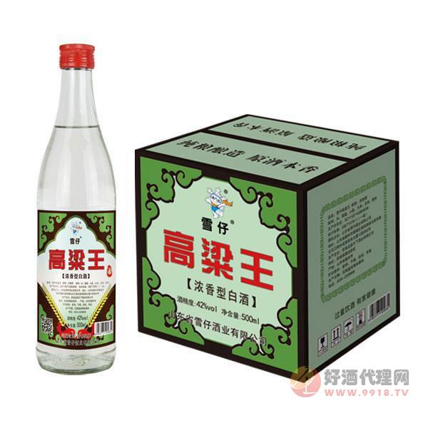 雪仔-高粱王浓香型白酒-42%vol-500ml