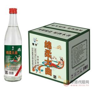 雪仔-绵柔大曲-浓香型白酒-42%vol-500ml绿标