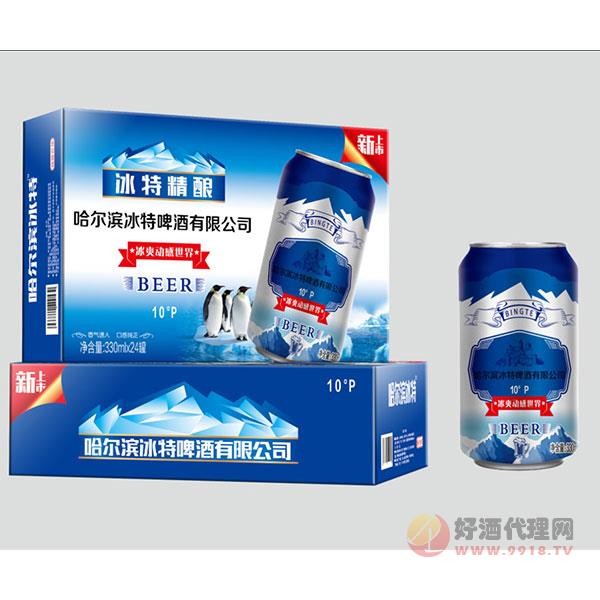 冰特精酿啤酒10度330ml×24罐