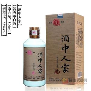 酒中人家（卡盒）白酒500ml