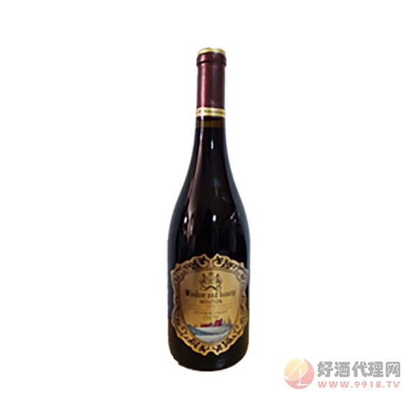 智然美128赤霞珠红葡萄酒