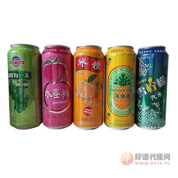 蓝发碳酸饮料系列500ml