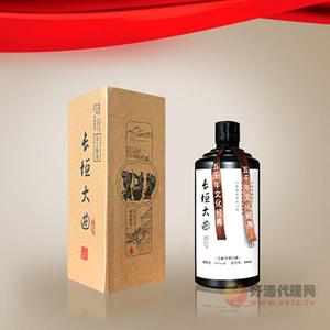 江山长垣大曲芝麻香型白酒53度500ml