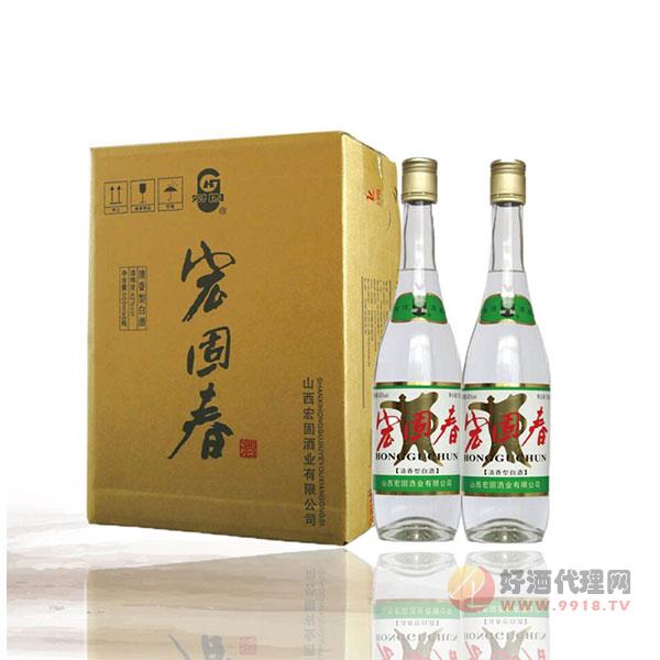 宏固春白酒500ml