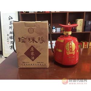 珍珠缘原浆酒红坛500ml