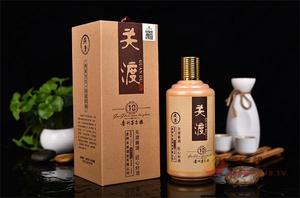 茅台镇关渡V10酱香型白酒500ml