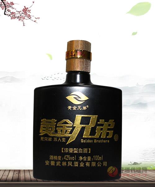 黄金兄弟小酒黑金42度100ml