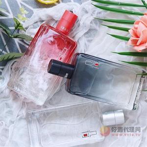 几何白酒 纯粮酿造 浓香型白酒100ml三瓶装