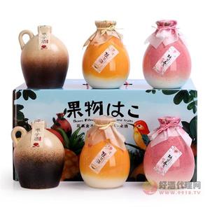 七斤嫂米酒整箱礼盒桂花枣子桃花酿果酒醉500ML6瓶