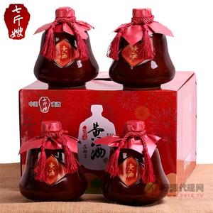 七斤嫂绍兴黄酒09手工冬酿花雕酒 750ML4箱装