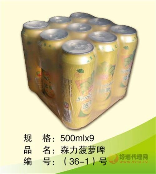 森力塑包-菠萝啤500ml×9罐