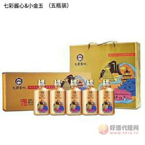 七彩酱心&小金五酒100mlx5瓶