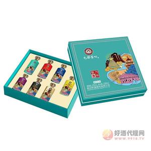 七彩酱心酒53度100mlx7瓶