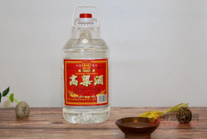 蜀源春高粱酒-45度四川浓香型桶装白酒5L