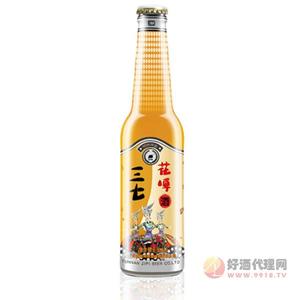 330ml瓶装三七花啤酒