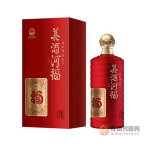 美酒河福-53度500ml酱香型白酒