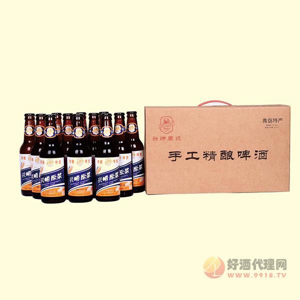 兴崂精酿艾尔小麦白啤12×330ml罐装礼盒