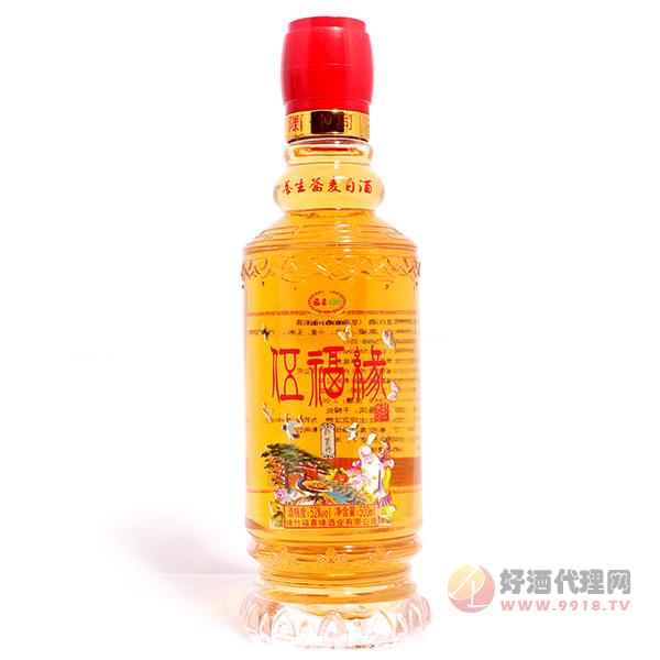 养生荞麦白酒-伍福缘长寿缘52度500ml