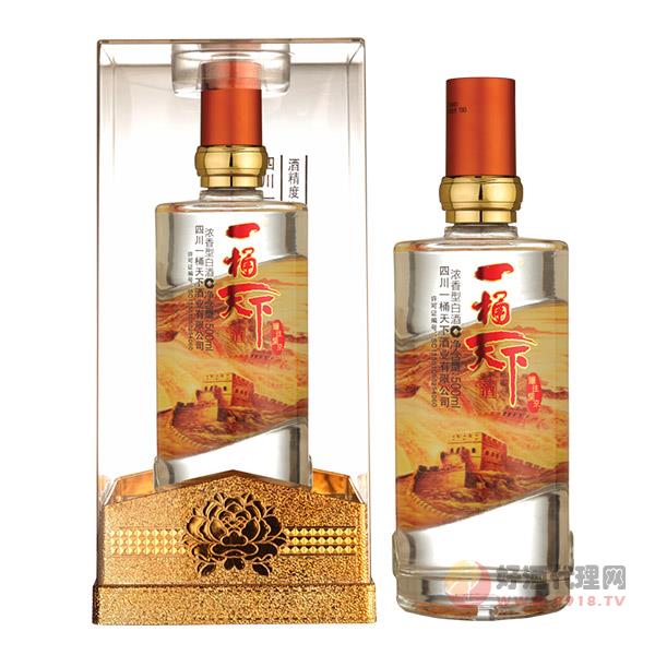 一桶天下继往开来52度500ml白酒