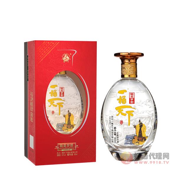 一桶天下精英梦想52度500ml白酒