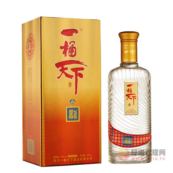 一桶天下龙酒52度500ml白酒