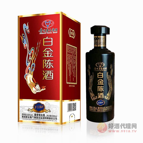 53°酱香型白金陈酒V888-500ml