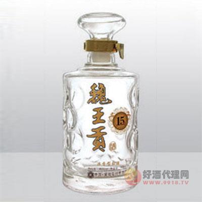 烤花玻璃瓶HXK015-500ml