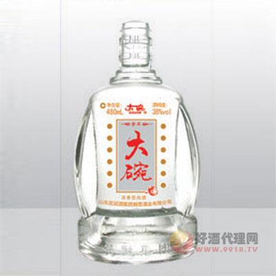 烤花玻璃瓶HXK070-500ml