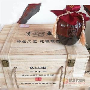 清王大曲红坛50°坛装白酒