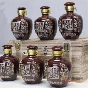 清王麸曲龙坛50°坛装白酒