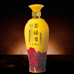 宴嬉台三杯美10年白酒500ml