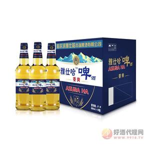 雅仕哈啤麦爽500ml12瓶
