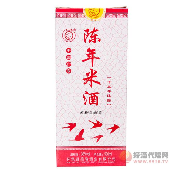 陈年米酒米香型33度500ml