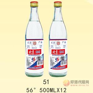 北京二锅头酒56度500ml