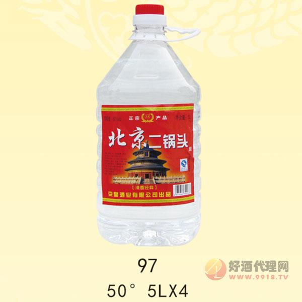 京畅北京二锅头酒50度5L
