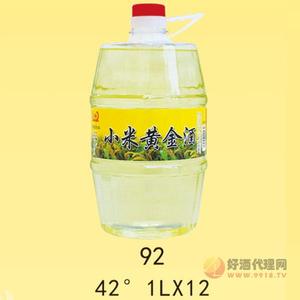 京畅小米黄金酒42度1L