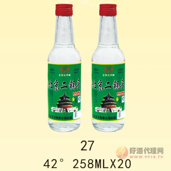 京皇北京二锅头陈酿酒42度258ml