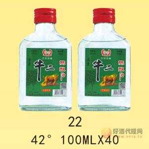 牛二陈酿酒42度100ml